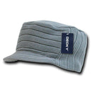 Gi Cadet Army Military Flat Top Beanies Caps Hats Ribbed Knit Visor Ski-Serve The Flag 3 image