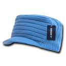 Gi Cadet Army Military Flat Top Beanies Caps Hats Ribbed Knit Visor Ski-Serve The Flag 7 image