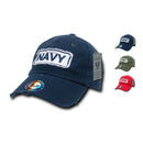 Giant Stitch Military Polo Army Marines Navy US Air Force Baseball Hat Caps-Serve The Flag 2 image