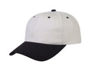 Heavy Brushed Cotton 6 Panel Low Crown Baseball Caps Hats Solid Two Tone Colors-Serve The Flag 5 image