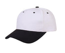 Heavy Brushed Cotton 6 Panel Low Crown Baseball Caps Hats Solid Two Tone Colors-Serve The Flag 6 image