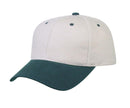 Heavy Brushed Cotton 6 Panel Low Crown Baseball Caps Hats Solid Two Tone Colors-Serve The Flag 9 image