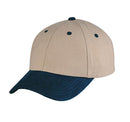 Heavy Brushed Cotton 6 Panel Low Crown Plain Solid Two Tone Baseball Caps Hats-Serve The Flag 8 image