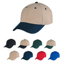 Heavy Brushed Cotton 6 Panel Low Crown Plain Solid Two Tone Baseball Caps Hats-Serve The Flag 10 image
