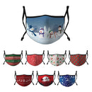 Casaba Face Masks Adult Kids Sizes Fun Cute Holiday Christmas Cotton Poly Adjustable Washable Reusable-Serve The Flag 1 image