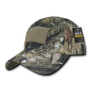 Hybricam Camouflage Tactical Hunting Relaxed 6 Panel Patch Curved Bill Caps Hats-Serve The Flag 2 image