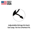 4 Pack Kids Size Face Masks Adjustable Double Layer Washable Reusable Made in USA-Serve The Flag 3 image