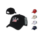 Patriotic USA Flag Cotton Polo Relaxed Dad Hats Caps Unisex Mens Women Rapid New-Serve The Flag 2 image