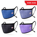 4 Pack Kids Size Face Masks Adjustable Double Layer Washable Reusable Made in USA-Serve The Flag 9 image