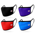 4 Pack Face Masks Comfort Fit Double Layer Washable Reusable Made in USA-Serve The Flag