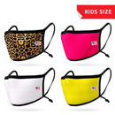4 Pack Kids Size Face Masks Adjustable Double Layer Washable Reusable Made in USA-Serve The Flag 10 image
