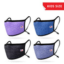 4 Pack Kids Size Face Masks Adjustable Double Layer Washable Reusable Made in USA-Serve The Flag 7 image