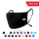 4 Pack Kids Size Face Masks Adjustable Double Layer Washable Reusable Made in USA-Serve The Flag 5 image