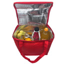 Insulated Cooler Lunch Box Bag With Foil Lining Food Water Drinks Picnic 11 X 10inch-Serve The Flag 1 image