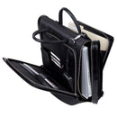 Laptop Bag Manhattan Brief Case Expandable Notebook Computer Leather Trim-Serve The Flag 2 image