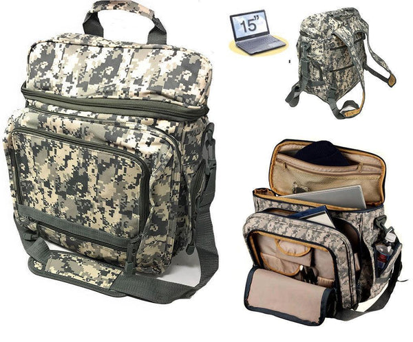 Laptop Computer Backpack Rucksack Bag Camouflage Army Military Luggage School 17inch Laptop Computer Backpack Rucksack Bag Camouflage Army Military Luggage School 17inch