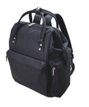 Laptop Computer Bag Case Pouch Backpack Wide Mouth Zipper Black 15inch-Serve The Flag 1 image