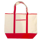 Large Big Reusable Grocery Shopping Totes Bags Heavy Duty Cotton Canvas-Serve The Flag 10 image