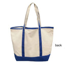 Large Big Reusable Grocery Shopping Totes Bags Heavy Duty Cotton Canvas-Serve The Flag 3 image