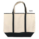 Large Big Reusable Grocery Shopping Totes Bags Heavy Duty Cotton Canvas-Serve The Flag 8 image