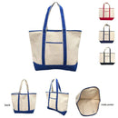 Large Big Reusable Grocery Shopping Totes Bags Heavy Duty Cotton Canvas-Serve The Flag 2 image