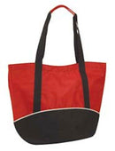 Large Big 18 x14inch Reusable Grocery Shopping Tote Bags Zippered Gym Sports School-Serve The Flag 3 image
