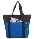 Large Big Reusable Grocery Shopping Bags Totes Outer Pocket Zippered Gym Travel-Serve The Flag