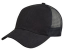 Light Weight Brushed Cotton Mesh Trucker Baseball Hats Caps Snap Closure-Serve The Flag 5 image