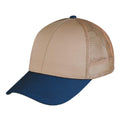 Low Crown Cotton Twill 6 Panel Mesh Baseball Trucker Hats Caps-Serve The Flag