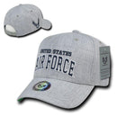 Rapid Dominance Military Air Force Navy Coast Guard Army Marines Grey Baseball Hats Caps-Serve The Flag 3 image