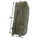 35inch Large Big Duffle Bags Backpack Rucksack Top Load Military Army Camping Tactical Cotton Canvas-Serve The Flag 1 image