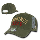 Military Vintage Washed Cotton Polo Distressed Baseball Dad Hats Caps-Serve The Flag 5 image