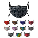 Casaba Fashion Face Masks Cotton Poly Adjustable Washable Reusable Double Layer Filter Pocket-Serve The Flag 1 image