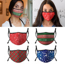 Casaba Face Masks Adult Kids Sizes Fun Cute Holiday Christmas Cotton Poly Adjustable Washable Reusable-Serve The Flag 3 image