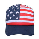 Patriotic American USA Flag Full Print Classic Foam Mesh Trucker Caps Hats-Serve The Flag 2 image