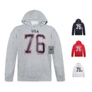 Rapid Dominance Patriotic Athletic USA 76 Printed Graphic Pullover Hoodies Sweatshirt Unisex-Serve The Flag 2 image