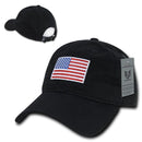 Patriotic USA American Flag Embroidered Relaxed Polo Baseball Dad Caps Hats-Serve The Flag 12 image