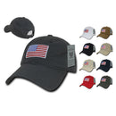 Patriotic USA American Flag Embroidered Relaxed Polo Baseball Dad Caps Hats-Serve The Flag 2 image