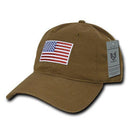 Patriotic USA American Flag Embroidered Relaxed Polo Baseball Dad Caps Hats-Serve The Flag 14 image