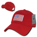 Patriotic USA American Flag Embroidered Relaxed Polo Baseball Dad Caps Hats-Serve The Flag 18 image