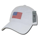Patriotic USA American Flag Embroidered Relaxed Polo Baseball Dad Caps Hats-Serve The Flag 20 image