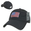 Patriotic USA American Flag Embroidered Relaxed Polo Baseball Dad Caps Hats-Serve The Flag 21 image
