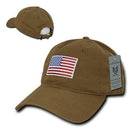 Patriotic USA American Flag Embroidered Relaxed Polo Baseball Dad Caps Hats-Serve The Flag 4 image