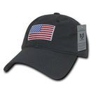 Patriotic USA American Flag Embroidered Relaxed Polo Baseball Dad Caps Hats-Serve The Flag 11 image
