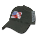 Patriotic USA American Flag Embroidered Relaxed Polo Baseball Dad Caps Hats-Serve The Flag 7 image