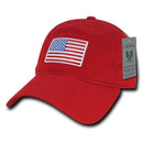 Patriotic USA American Flag Embroidered Relaxed Polo Baseball Dad Caps Hats-Serve The Flag 8 image