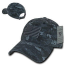 Patriotic USA American Team Tonal Flag Washed Cotton Polo Dad Caps Hats-Serve The Flag 32 image