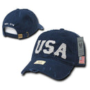 Patriotic USA Flag 1776 America Vintage Feel Distressed Baseball Dad Caps Hats-Serve The Flag 5 image