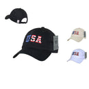 Patriotic USA Flag Embroidered Relaxed Cotton Polo Baseball Dad Caps Hats-Serve The Flag 2 image