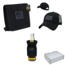 Patriotic USA Flag Gifts Box Set For Men Dad Husband Son Wallet Beer Cooler Cap-Serve The Flag 1 image